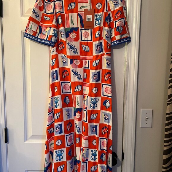 Hunter Bell Casey Dress in Sea Tiles NWT - Picture 6 of 7